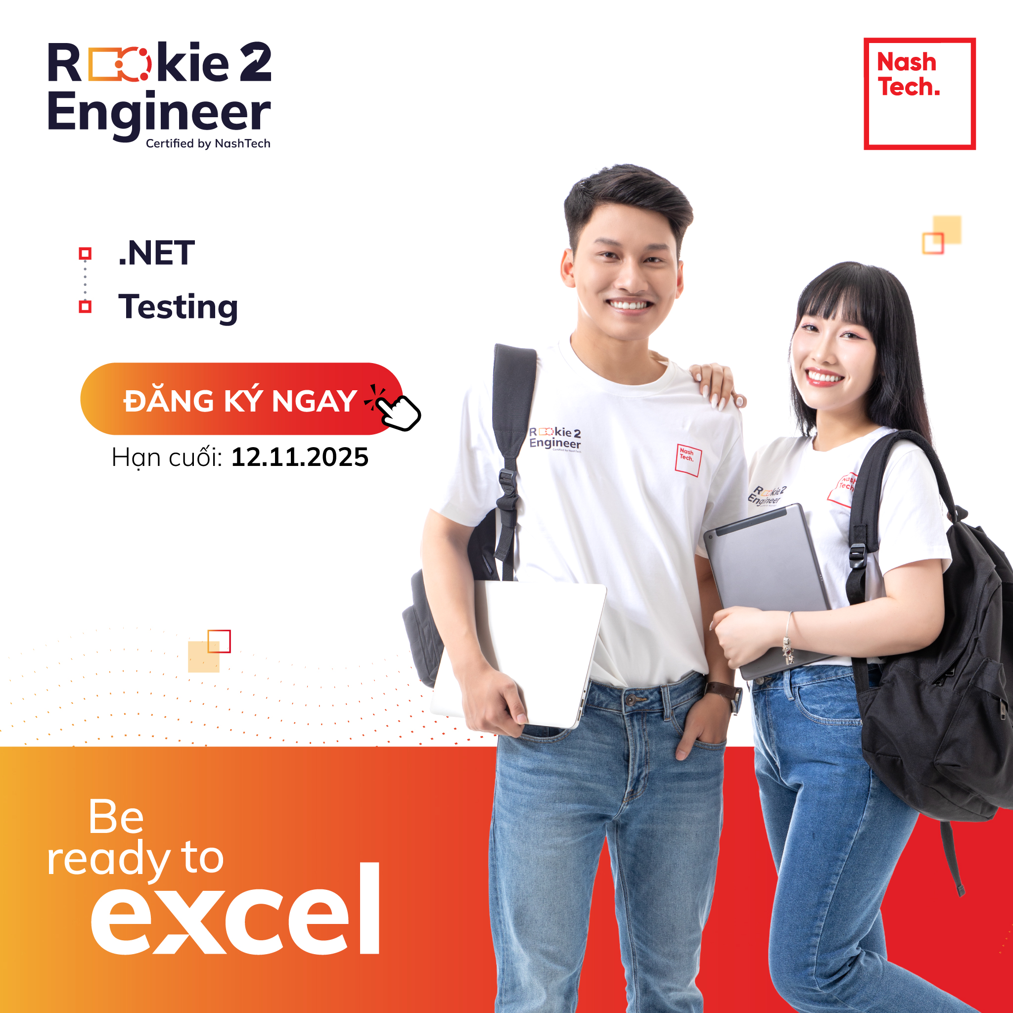 <NashTech Vietnam>Tuyển dụng chương trình Rookie To Engineer 2025